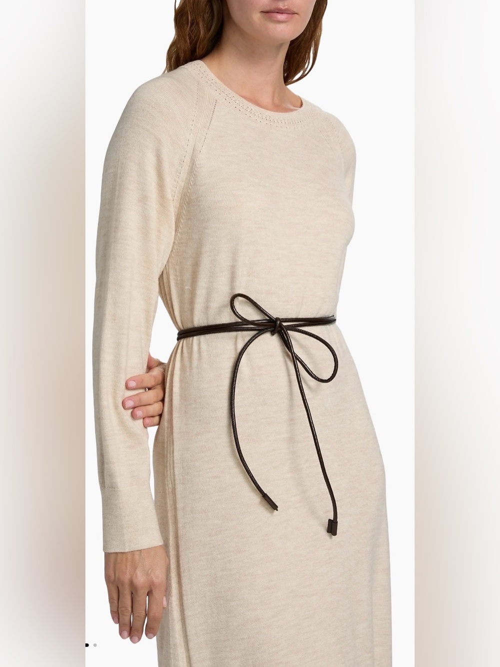 rag & bone Loren Wool-Blend Self-Belt Maxi Dress - Picture 5 of 14